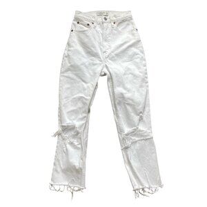 Abercrombie & Fitch Curve Love High Rise Ankle Straight Jeans Size 23 or 000